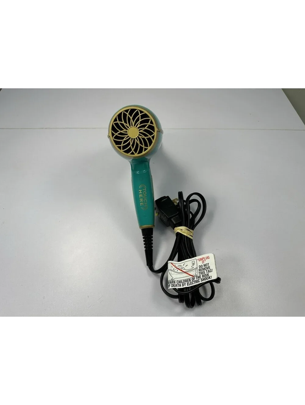 JOY RCY-100M Single Touch Hair Dryer Ionic 1875W Touch Activated Tested Works